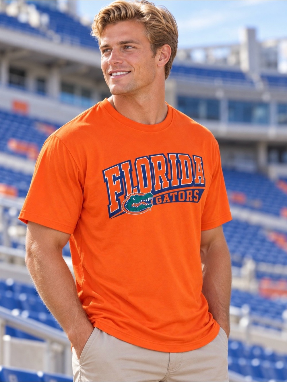 Colosseum Men's Orange Florida Gators T-Shirt Size Large